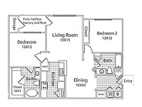 2B - Concord 1503 floor plan
